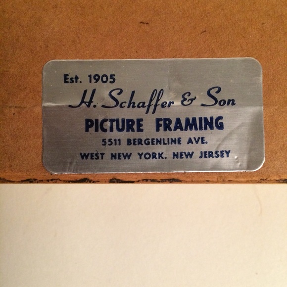 2 vintage needlepoint framed pics of children. - Picture 12 of 12